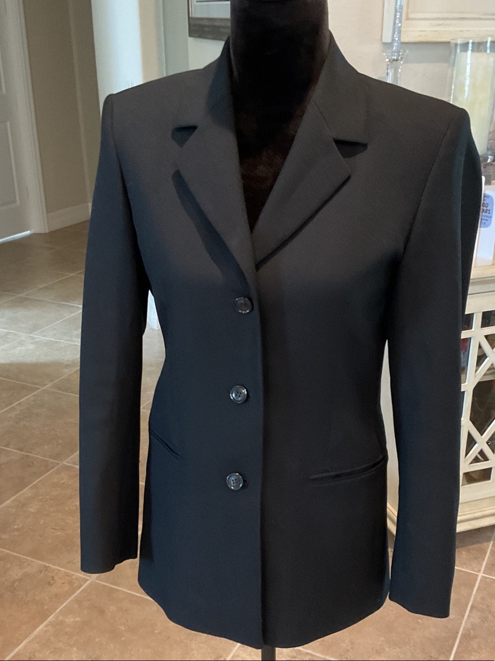 FEndissime vintage black blazer, size IT38
